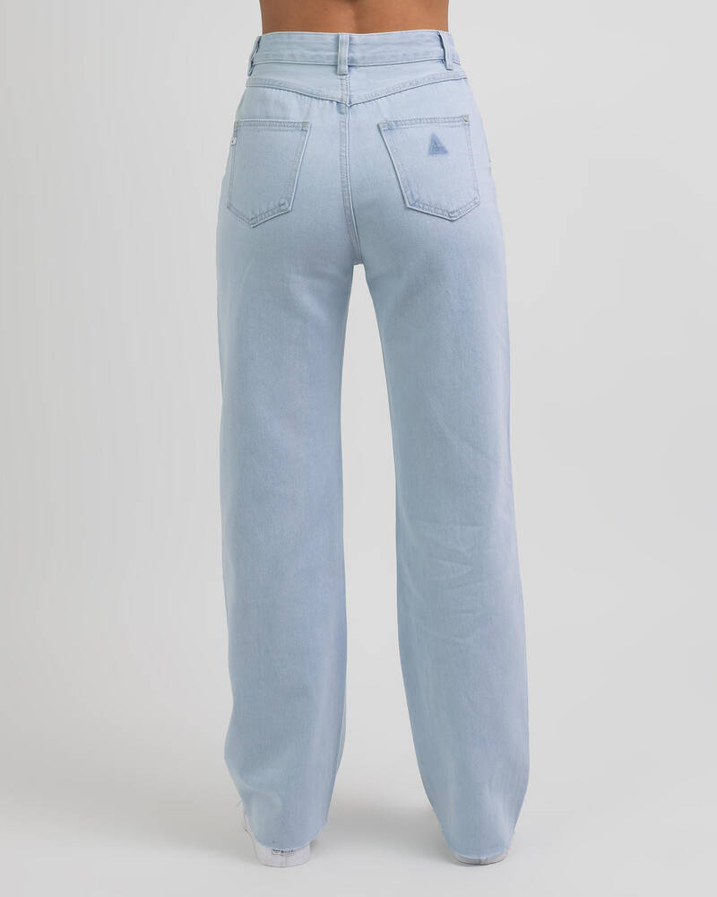 Ava And Ever Robbie Loose Wide Leg Jeans for Womens