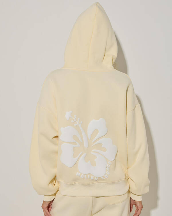 Malibu Lounge Malibu Lounge Hibiscus Hoodie for Womens