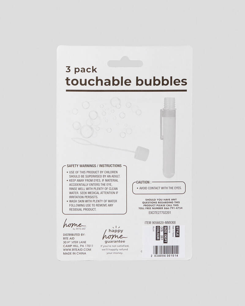 Get It Now Touchable Bubble 3 Pack for Unisex