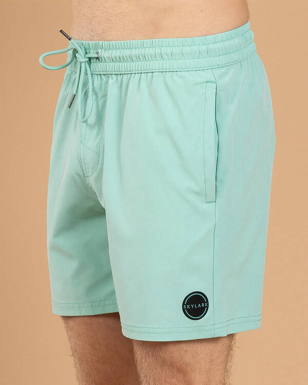 Skylark Bind Elastic Waist Shorts for Mens