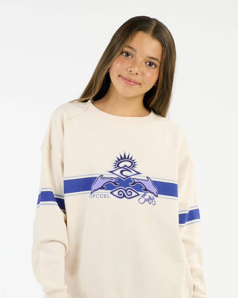 Rip Curl Girls' Archive Dolphin Crew Jumper for Womens
