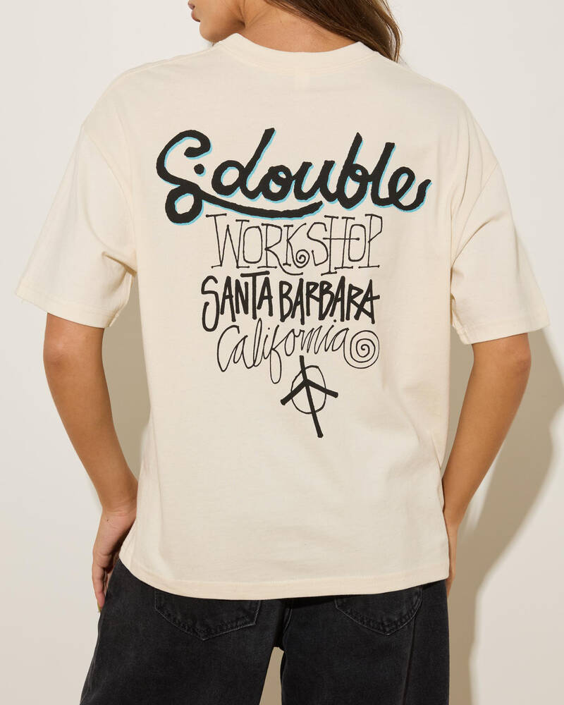 S-Double Peacesign T-Shirt for Womens