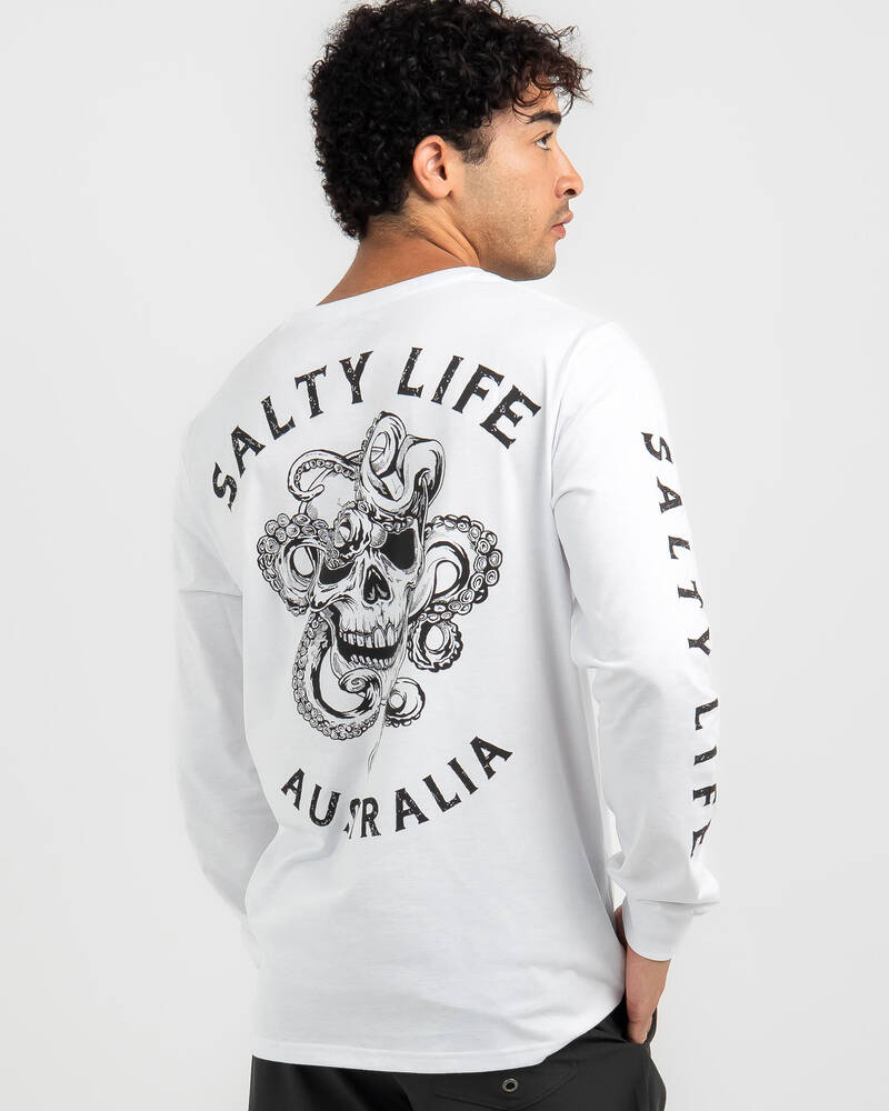 Salty Life SALTY LIFE TENTACLES LONG SLEEVE SURF T-SHIRT for Mens