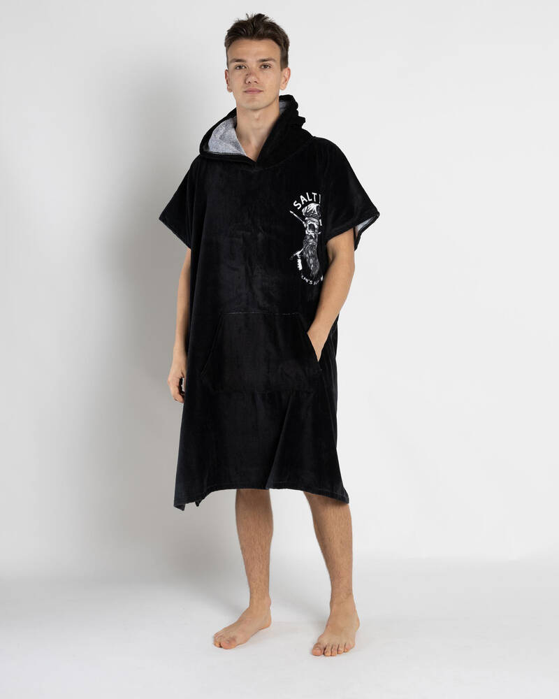 Salty Life Overboard Hooded Towel for Mens