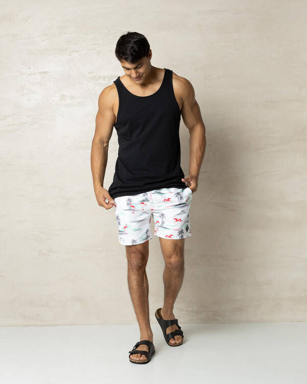 Skylark Retreat Elastic Waist Shorts for Mens