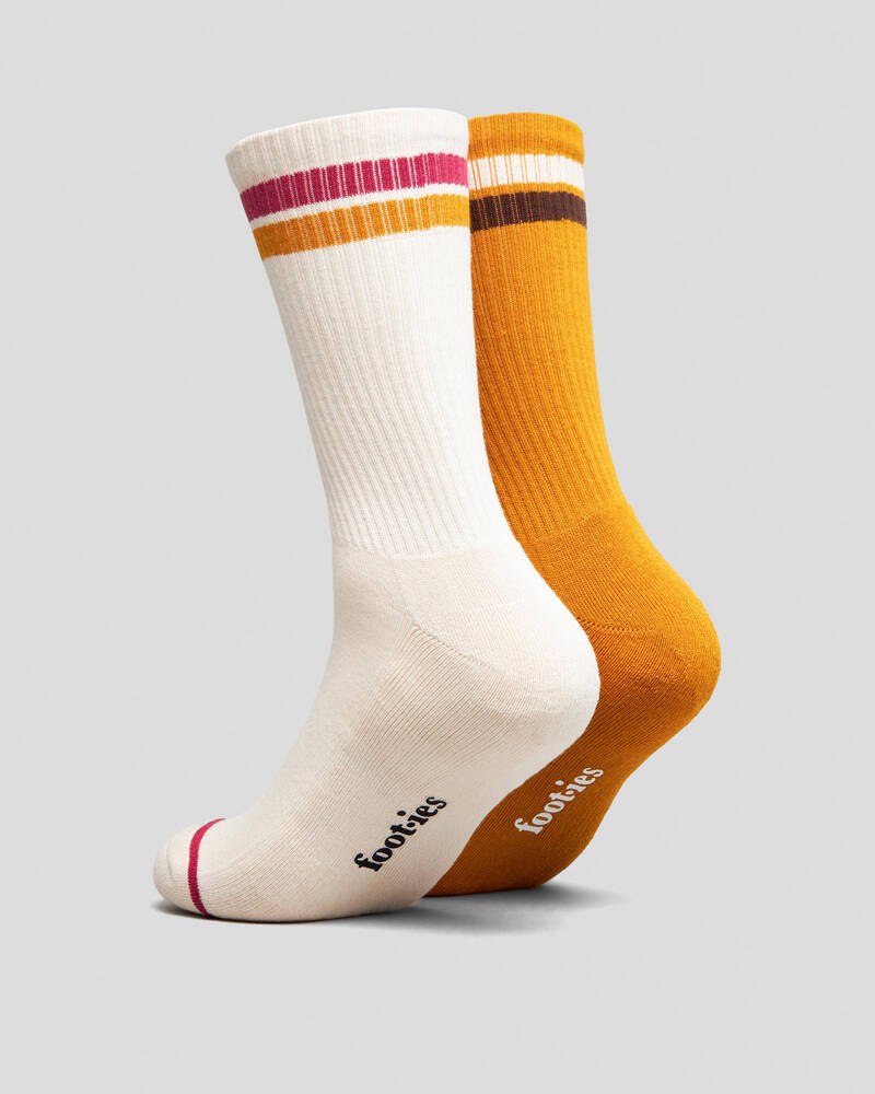 FOOT-IES Backyard Sneaker Socks 2 Pack for Mens