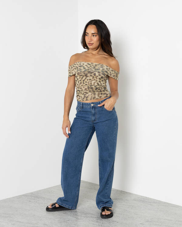Ava And Ever Leo Off Shoulder Top for Womens