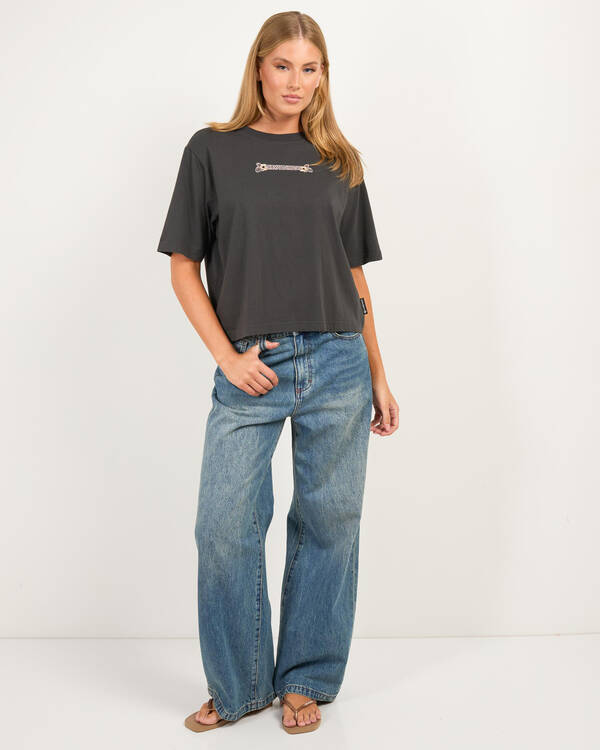 The Mad Hueys Make No Bones Boxy T-Shirt for Womens