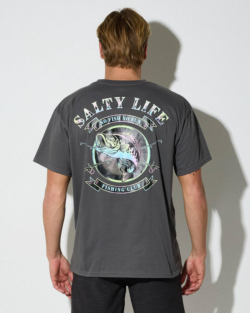 Salty Life Fresh Catch Surf T-Shirt for Mens