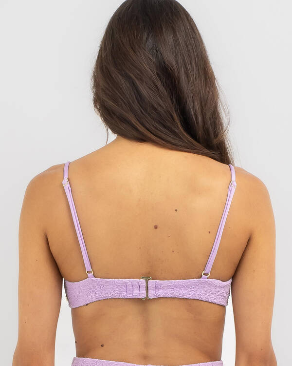 Rusty Sandalwood Balconette Bikini Top for Womens