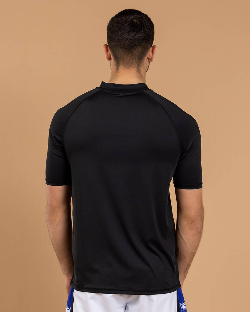 Rip Curl Stapler Short Sleeve Rash Vest for Mens