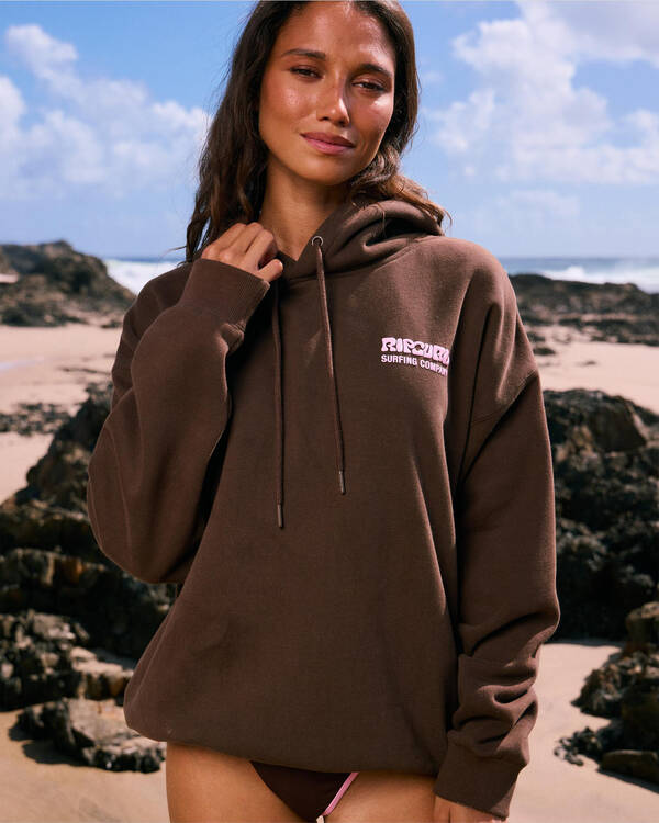 Rip Curl Surf Puff Heritage Hoodie for Womens