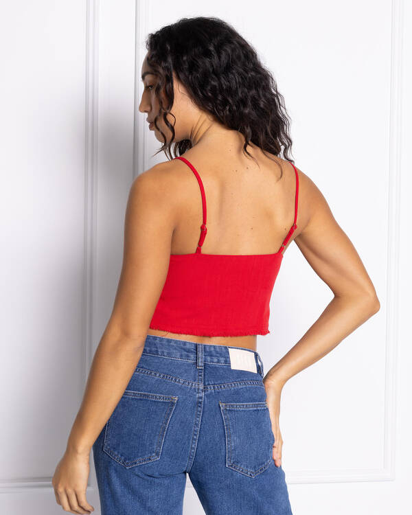 Mooloola Fili Dallis Tie Front Top for Womens