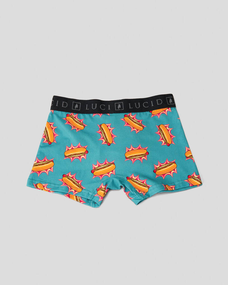 Lucid Boys' Hot Dog Fitted Boxers for Mens