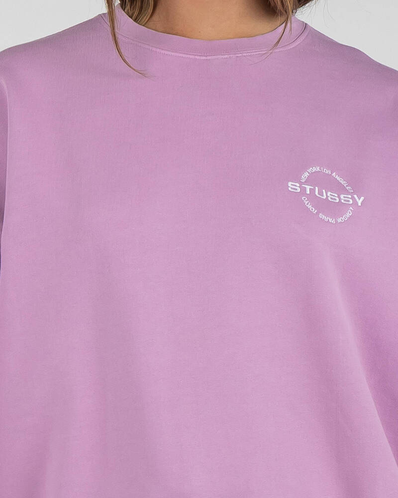 Stussy City Circle Sweatshirt for Womens