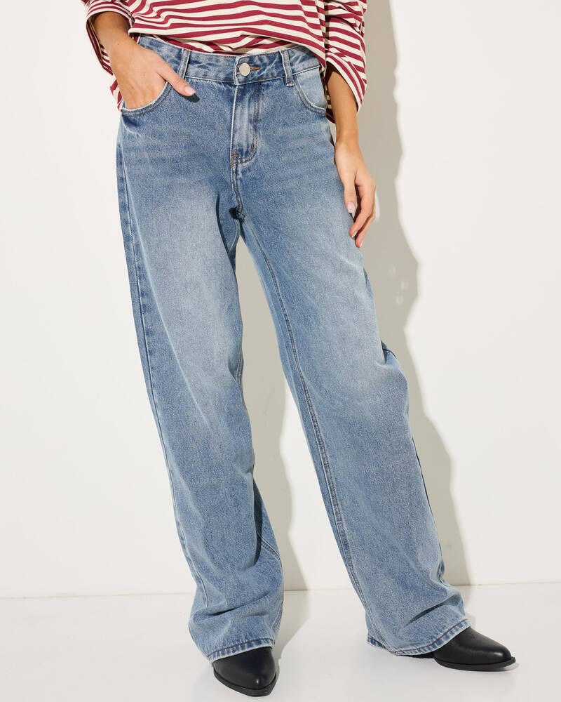 DESU Icon Straight Leg Jeans for Womens