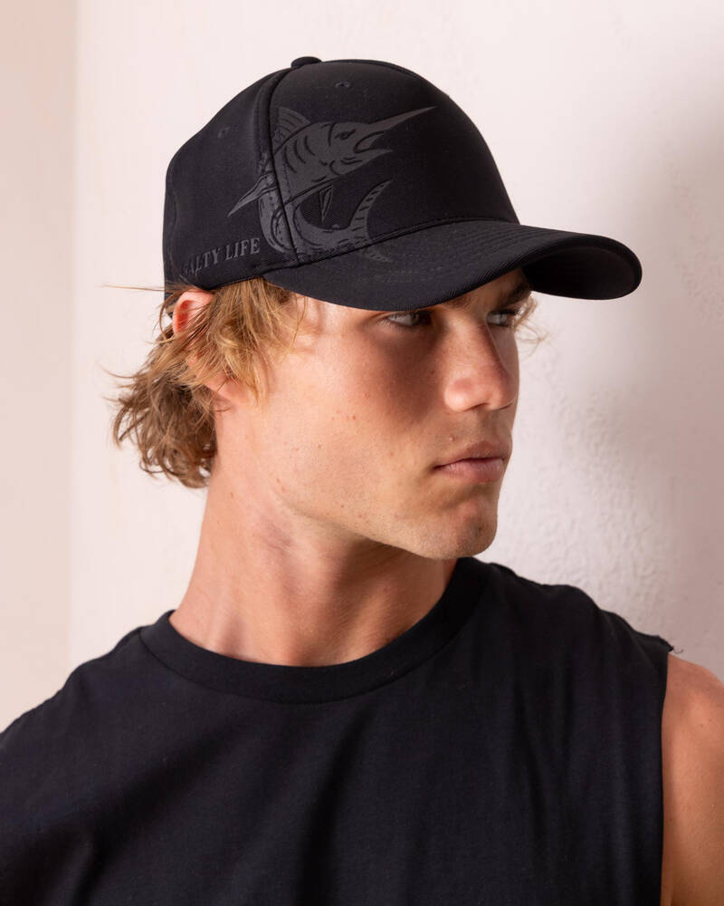 Salty Life Scaled Mini Ottoman Flexfit Cap for Mens