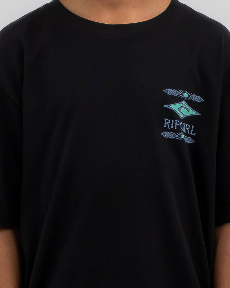 Rip Curl Boys' Lost Islands Logo T-Shirt for Mens
