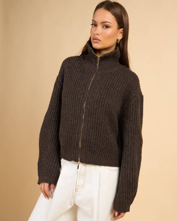 Zeus Double Zip Knit Jumper