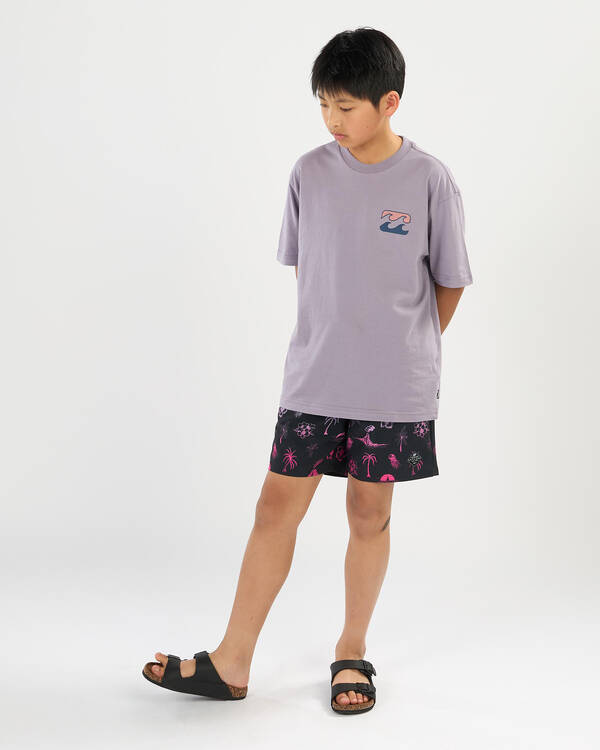 Billabong Boys' Crayon Wave T-Shirt for Mens
