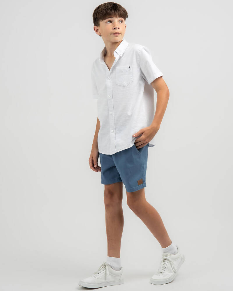 Lucid Boys' Virtuous Short Sleeve Shirt for Mens