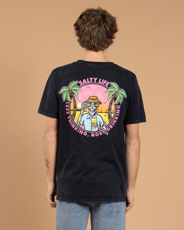 Salty Life Flip Flop Fuel T-Shirt for Mens