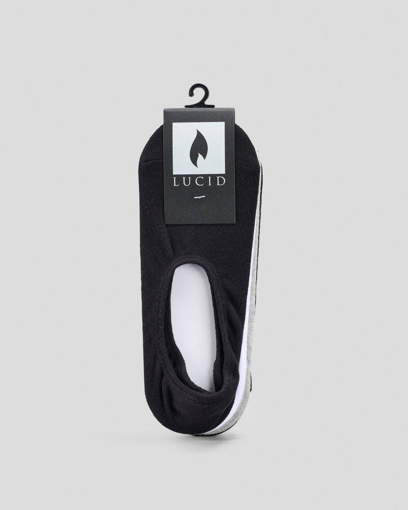 Lucid Certain Invisible Socks 5 Pack for Mens