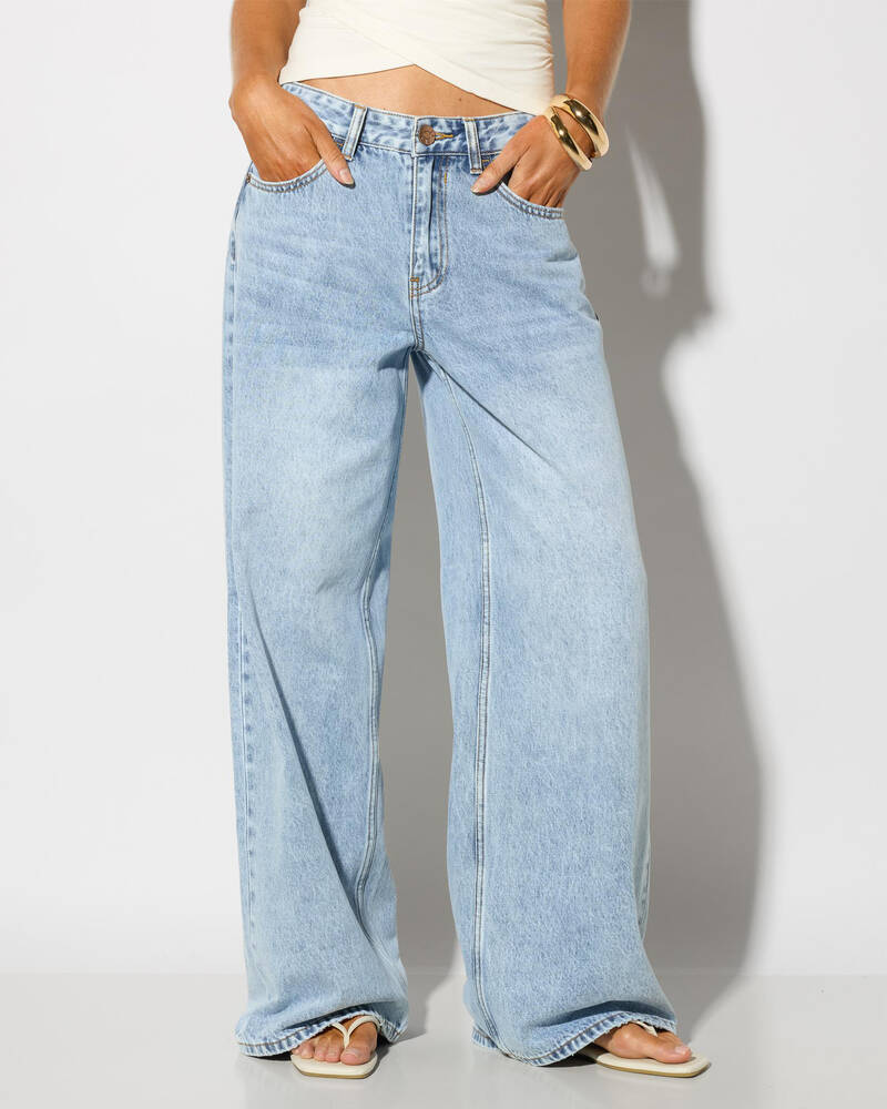 DESU Soho Wide Leg Jeans for Womens