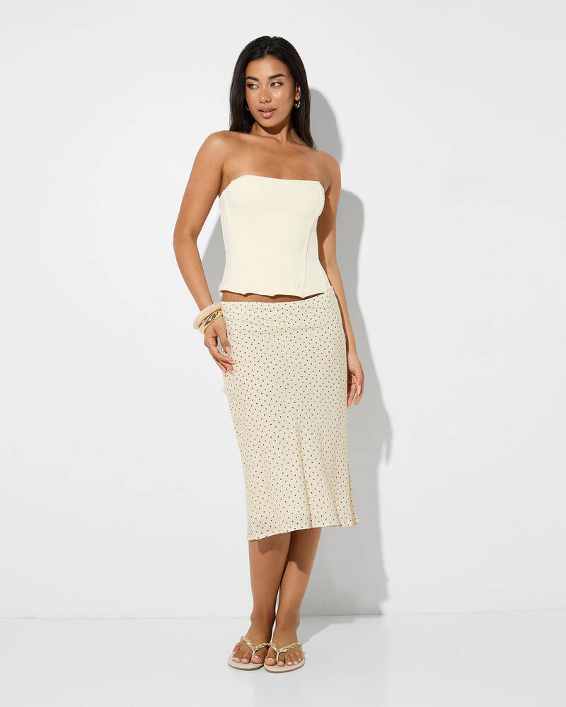 Rhythm Maisy Midi Skirt for Womens