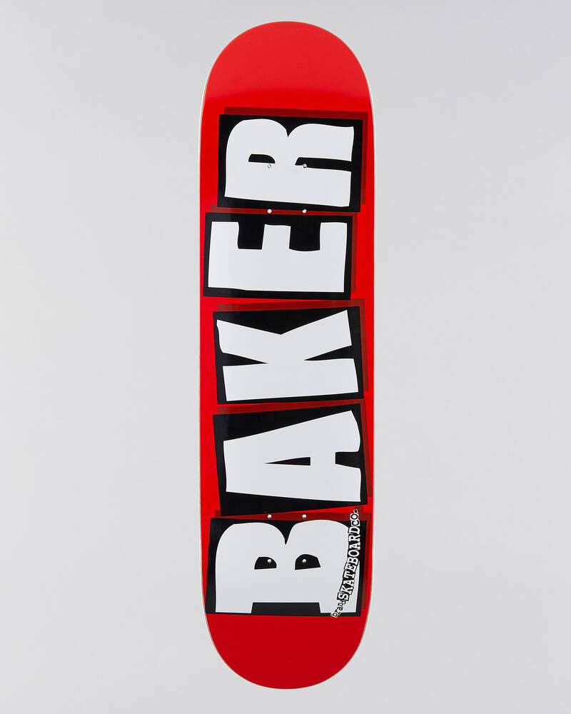Baker Skateboards Brand Logo 8.25" Skateboard Deck for Mens
