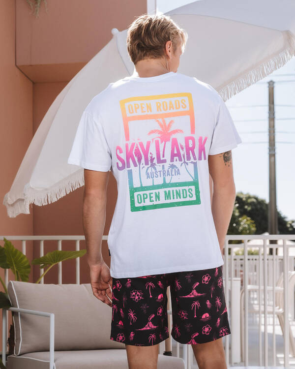 Skylark Lean Back Elastic Waist Shorts for Mens