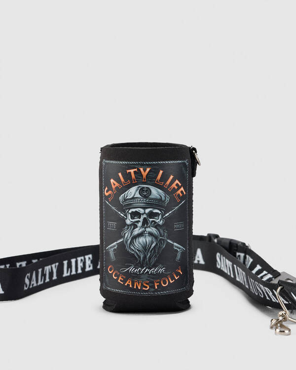 Salty Life Warhead Lanyard Stubby Cooler for Mens
