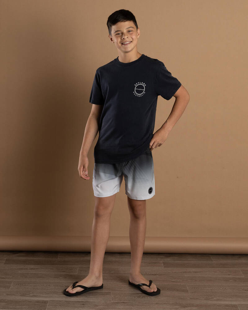 Skylark Boys' Detection Elastic Waist Shorts for Mens