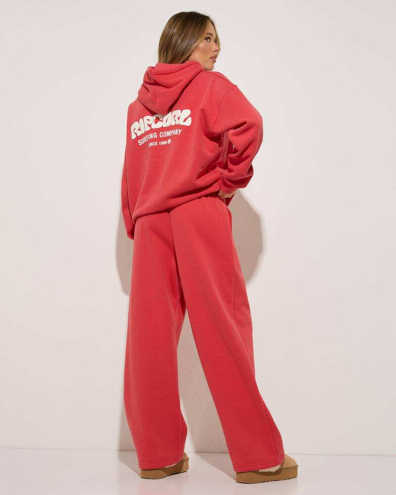 Rip Curl Surf Puff Wide Leg Trackpants for Womens