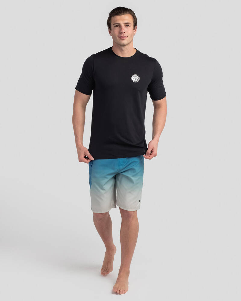 Rip Curl Wettie Logo Short Sleeve UV Wet Shirt for Mens