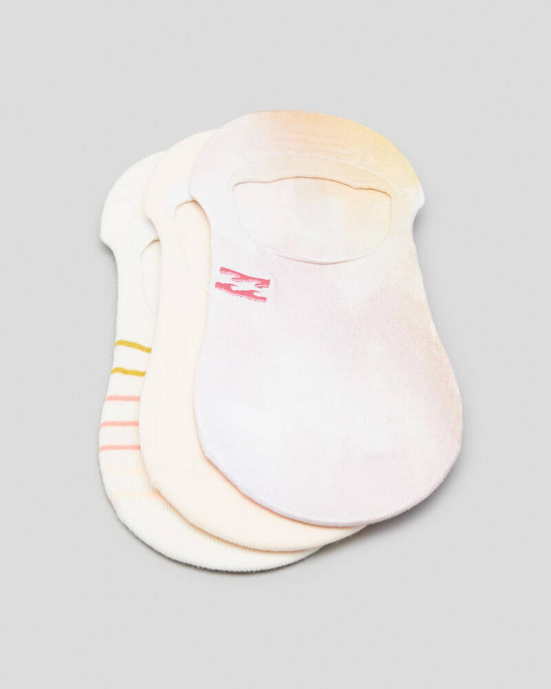 Billabong Safari Nights No Show Sock Pack for Womens