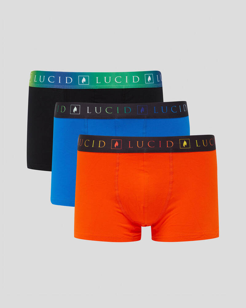 Lucid Vibers 2.0 Fitted Boxers 3 Pack for Mens