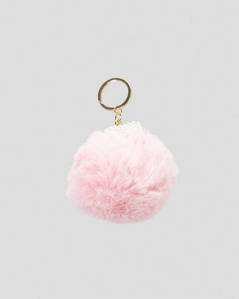 Karyn In LA Pearl Pom Keyring for Womens