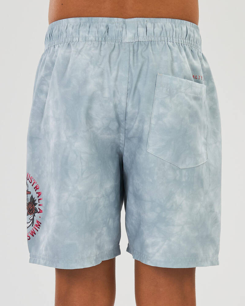 Salty Life Boys' Corrosion Elastic Waist Shorts for Mens