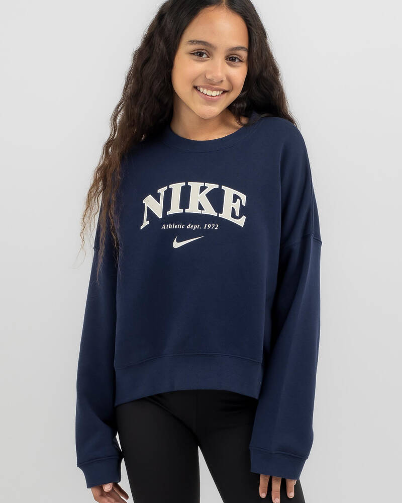 Nike Girls' Sportswear Trend Sweatshirt for Womens