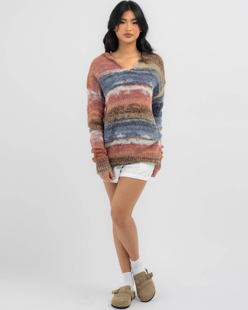 Mooloola Bronte Hooded Knit Jumper for Womens