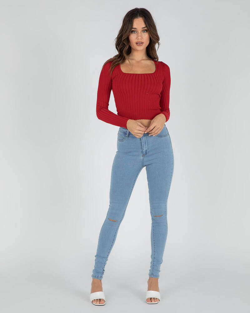 Mooloola Scully Knit Top for Womens