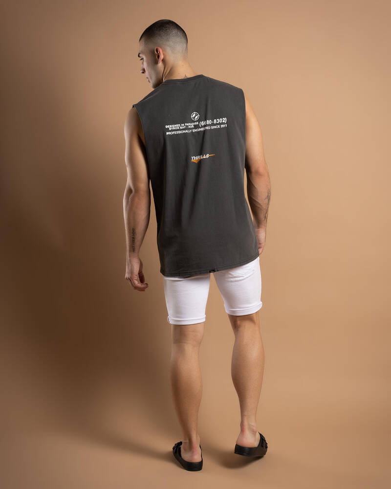 Thrills Target Eyes Muscle Tank for Mens