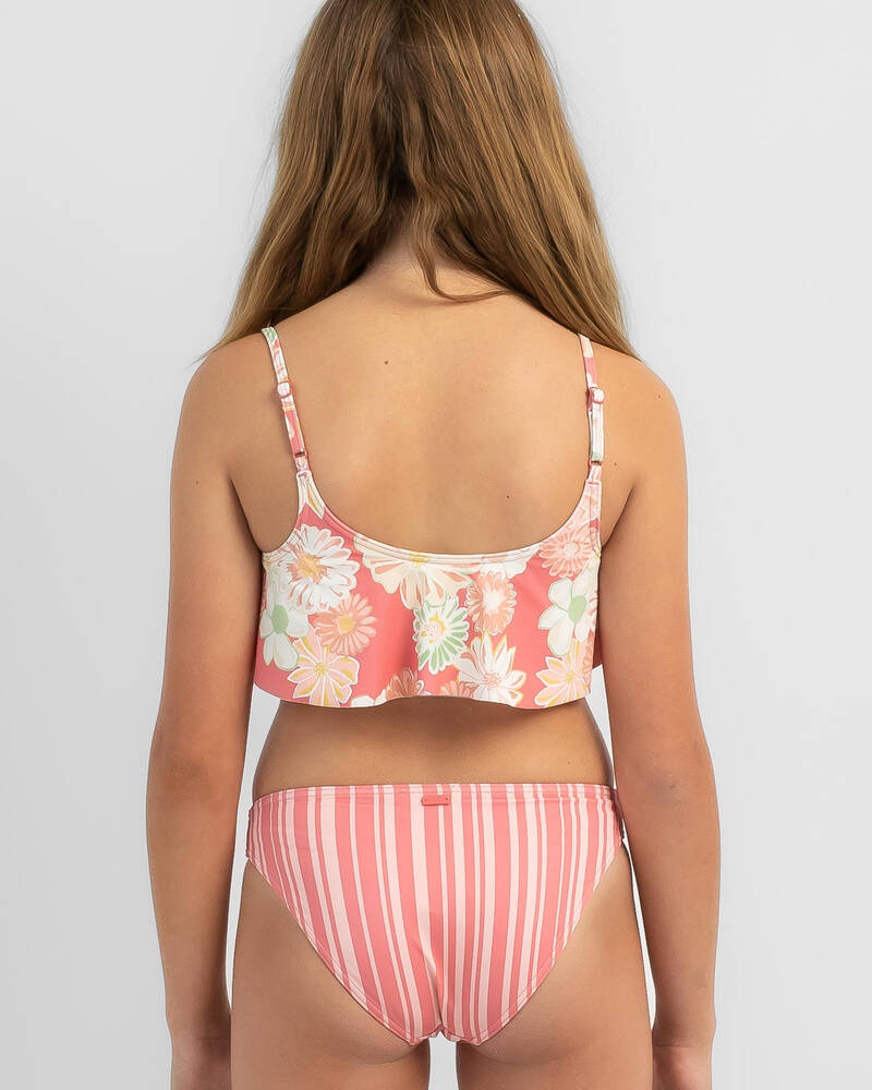 Roxy Girls' Vintage Mood Flutter Bikini Set for Womens