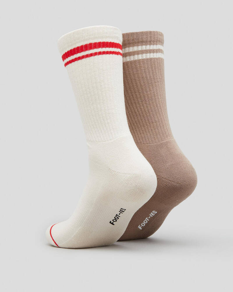 FOOT-IES Beer Pong Socks 2 Pack for Mens