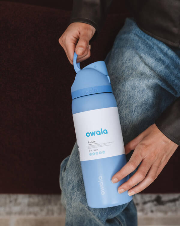 32oz FreeSip Stainless Steel Water Bottle