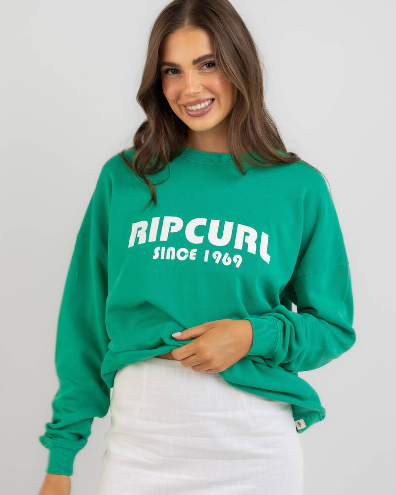 Rip Curl Icons of Surf Crewneck Sweatshirt for Womens