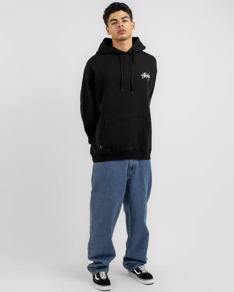 Stussy Fuzzy Dice 50/50 Hoodie for Mens