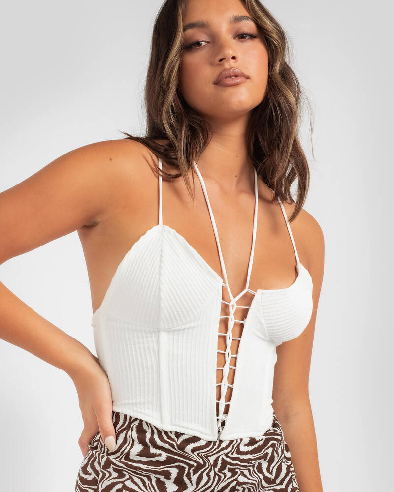 Thanne Sweetheart Corset Top for Womens