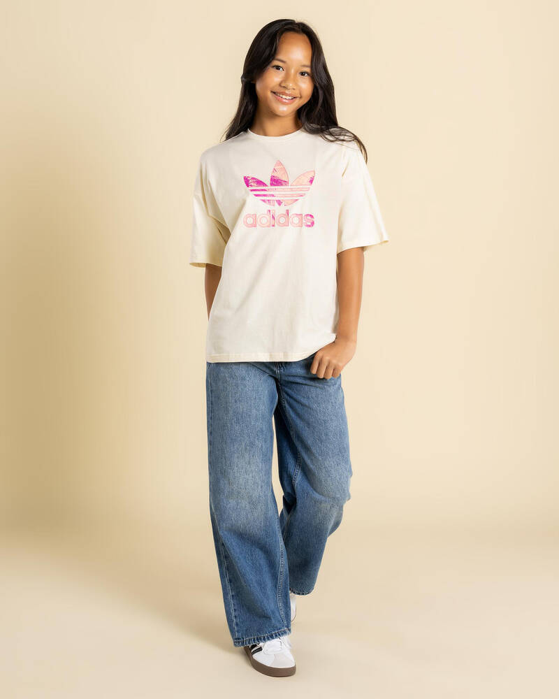 adidas Girls' Trefoil T-Shirt for Womens